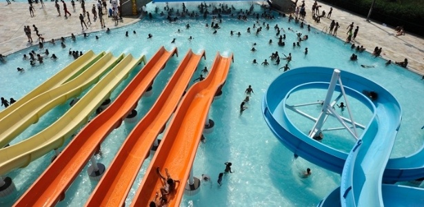 Piscina do Sesc Itaquera, na zona leste de São Paulo