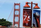Golden Gate Bridge, em San Francisco, completa 75 anos