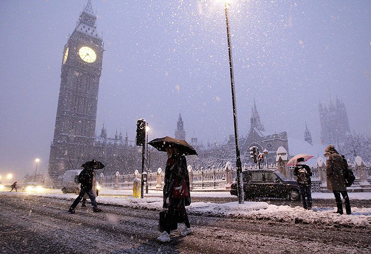 Neve em Londres