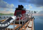 Novo navio da Disney tem motanha-russa aqutica, vrios personagens a bordo e clima dos parques
