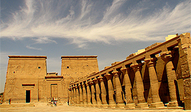 O templo de Philae, um dos mais belos do Egito