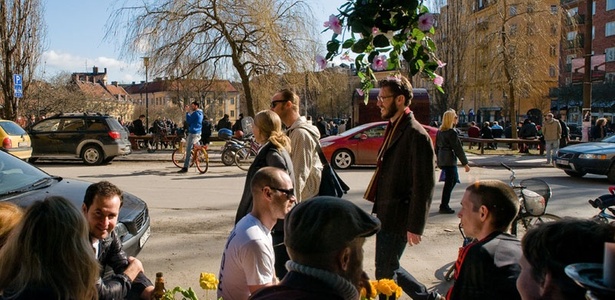 Bairro de bairro Sodermalm, em Estocolmo, serviu como cenário para vários momentos de "Millenium" - Rob Schoenbaum/The New York Times