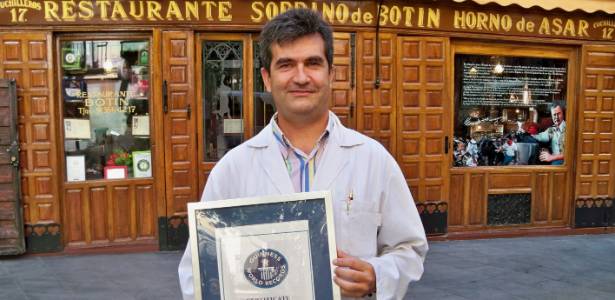 Carlos González é um dos herdeiros do restaurante mais antigo do mundo