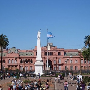 Vista da Casa Rosada, em Buenos Aires, na Argentina. País tem forte tradição literária - Melissa Pio/UOL