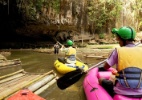 Passeios em cavernas e de caiaque são atração em Ban Tham Lod, na Tailândia - Russ Juskalian/The New York Times