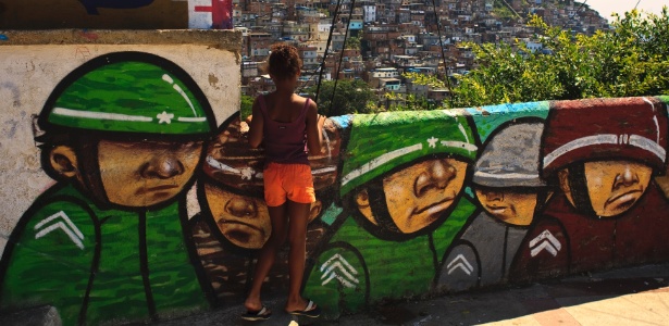 Vista do morro Cantagalo, no Rio de Janeiro - Rafael Andrade/Folhapress